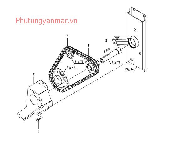 Xích truyền động cắt